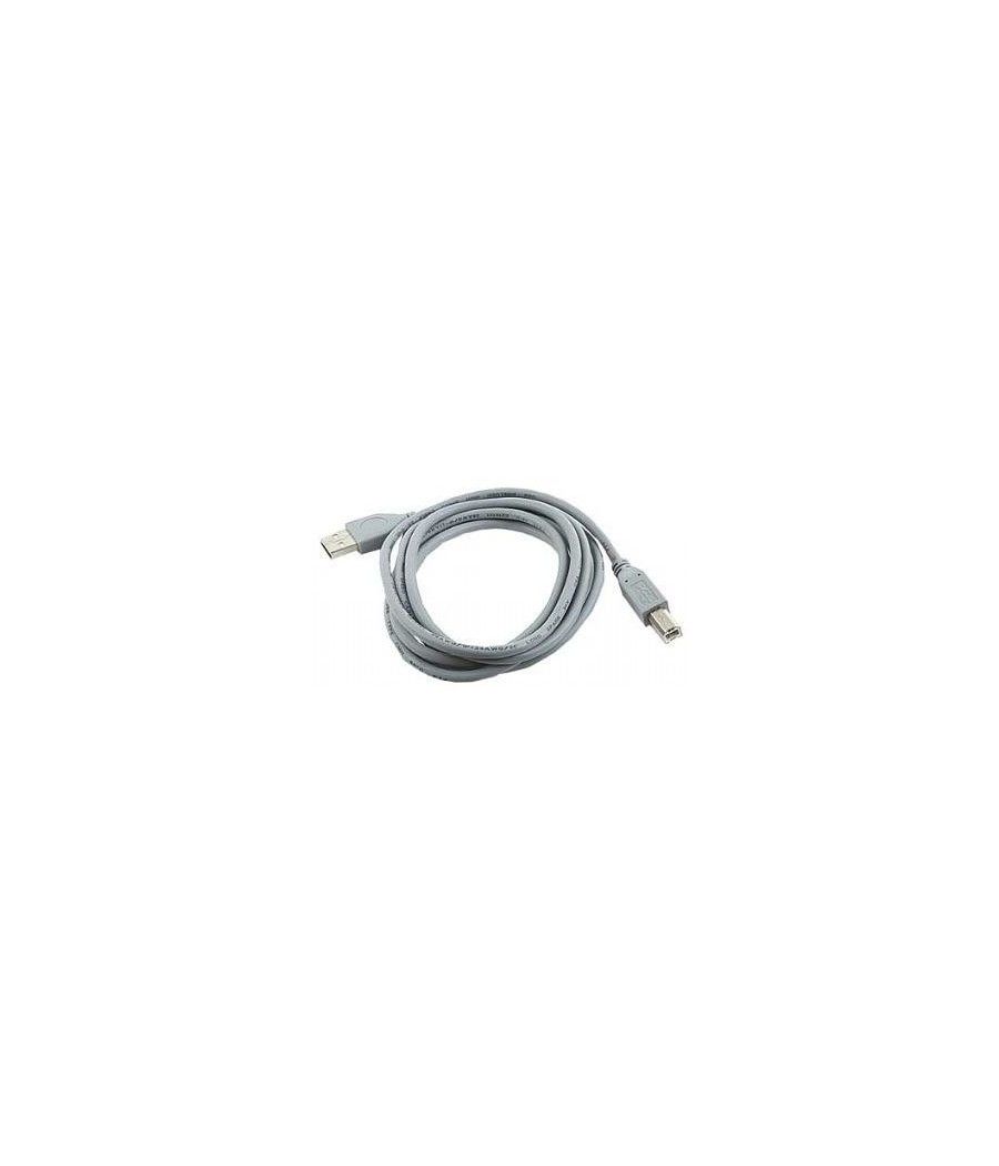 CABLE IMPRESORA GEMBIRD USB 2.0 B 1,8M GRIS - Imagen 1