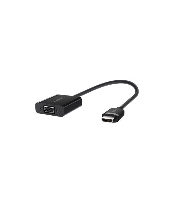 Belkin AV10170BT adaptador de cable de vídeo 2,5 m VGA (D-Sub) HDMI tipo A (Estándar) Negro