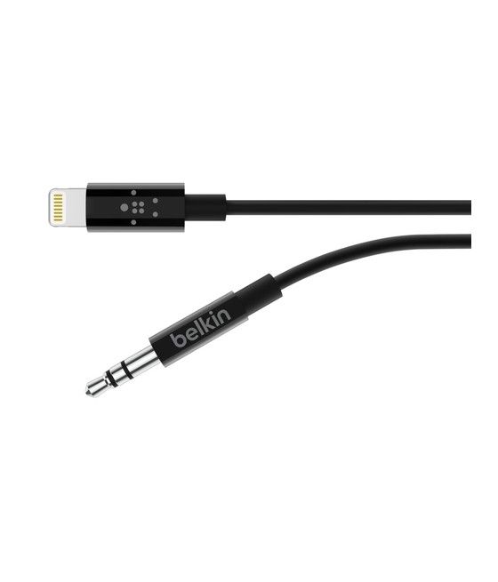 Belkin AV10172BT06-BLK cable de audio 1,8 m 3,5mm Negro - Imagen 3