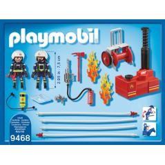 Playmobil ciudad accion - bomberos con bomba de agua - Imagen 6