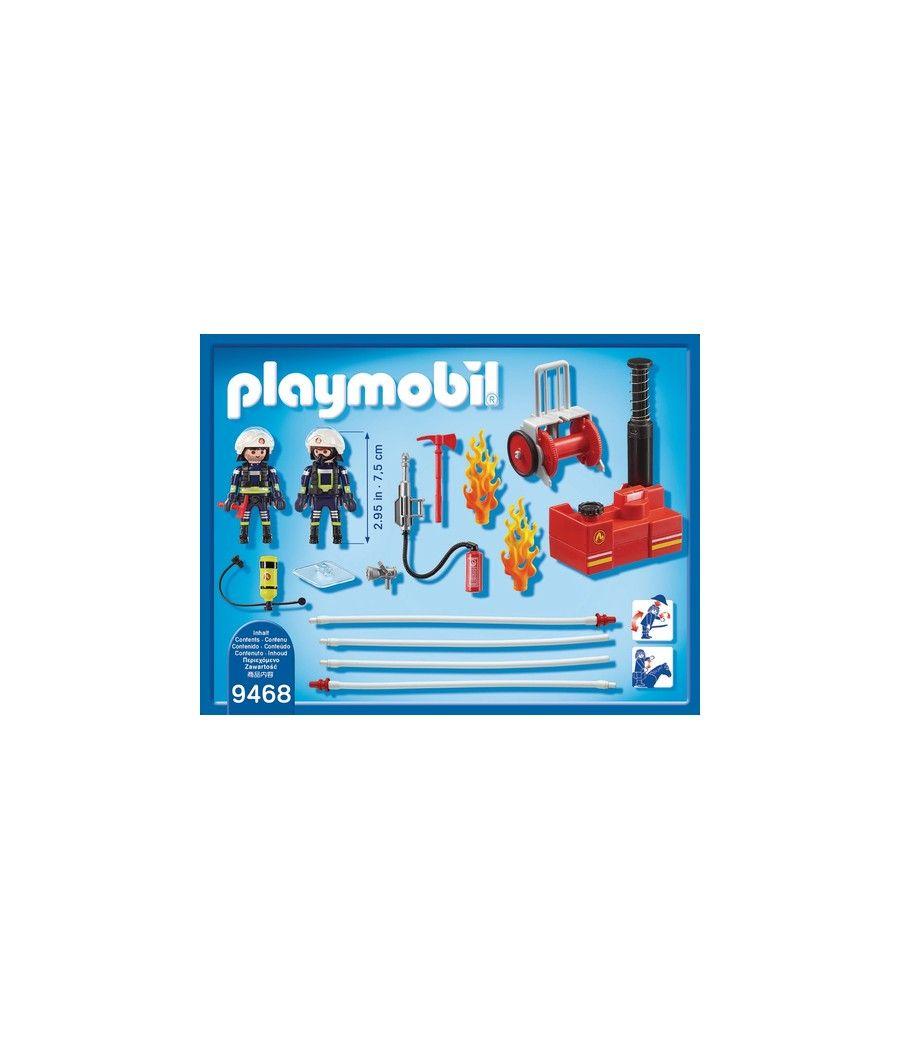 Playmobil ciudad accion - bomberos con bomba de agua - Imagen 6