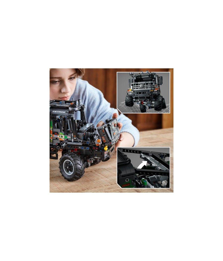 Lego technic camion de trial 4x4 mercedes - benz zetros - Imagen 7
