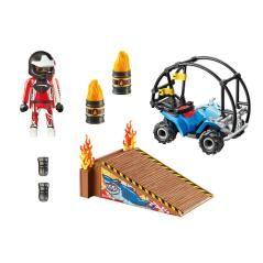 Playmobil starter pack stuntshow quad con rampa de fuego - Imagen 7