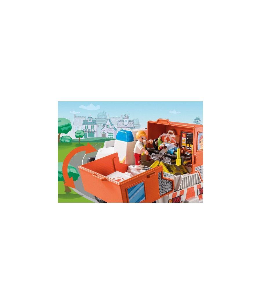 Playmobil duck on call vehiculo de emergencia ambulancia - Imagen 2