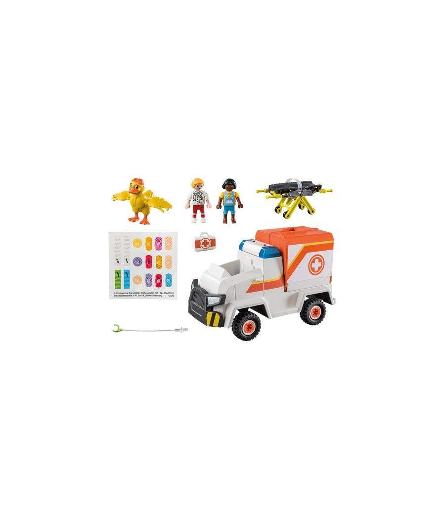 Playmobil duck on call vehiculo de emergencia ambulancia - Imagen 7