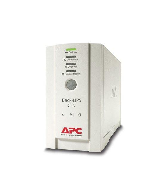 APC Back-UPS En espera (Fuera de línea) o Standby (Offline) 0,65 kVA 400 W 4 salidas AC - Imagen 1