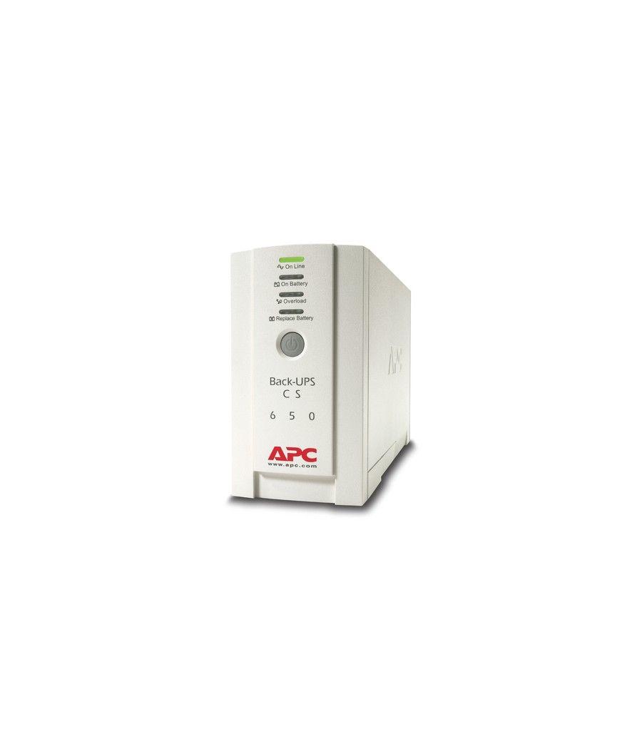 APC Back-UPS En espera (Fuera de línea) o Standby (Offline) 0,65 kVA 400 W 4 salidas AC - Imagen 1