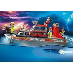 Playmobil rescate maritimo : operacion lucha contra incendios con yate - Imagen 4