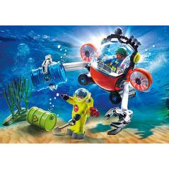 Playmobil rescate maritimo : operacion medio ambiente con bote de buceo - Imagen 3