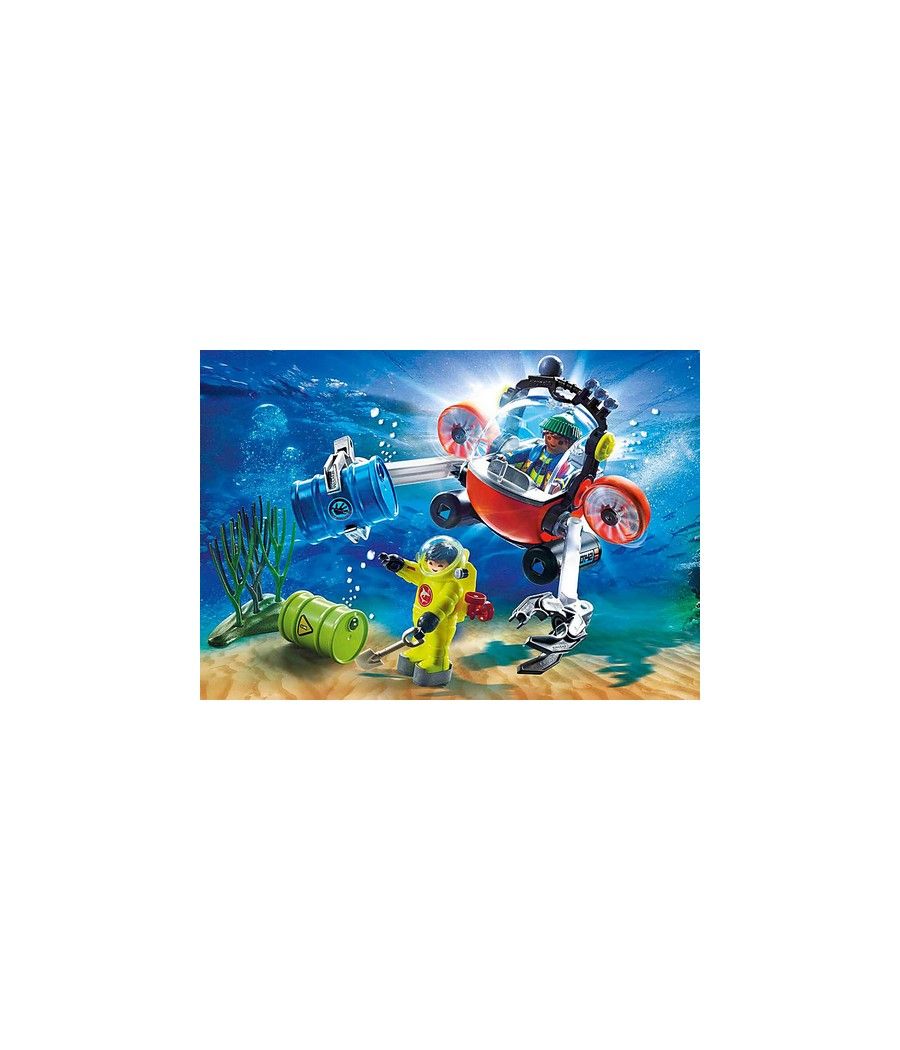 Playmobil rescate maritimo : operacion medio ambiente con bote de buceo - Imagen 3