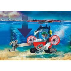 Playmobil rescate maritimo : operacion medio ambiente con bote de buceo - Imagen 4
