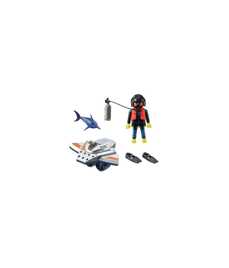 Playmobil maritimo : scooter de buceo en operaciones de rescate - Imagen 2