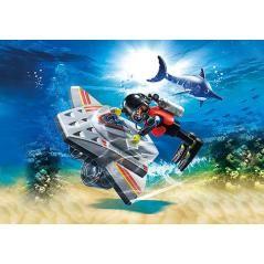 Playmobil maritimo : scooter de buceo en operaciones de rescate - Imagen 3