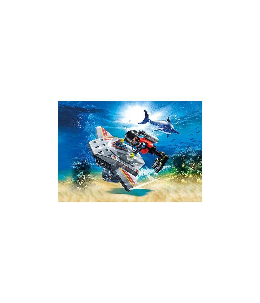 Playmobil maritimo : scooter de buceo en operaciones de rescate - Imagen 3