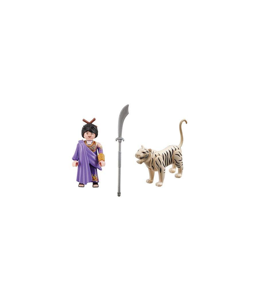 Playmobil luchadora asiatica con tigre - Imagen 3