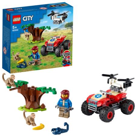 Lego city rescate de la fauna salvaje: quad