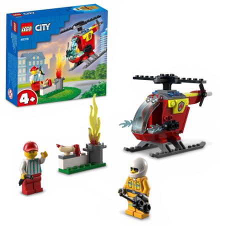 Lego city helicoptero de bomberos
