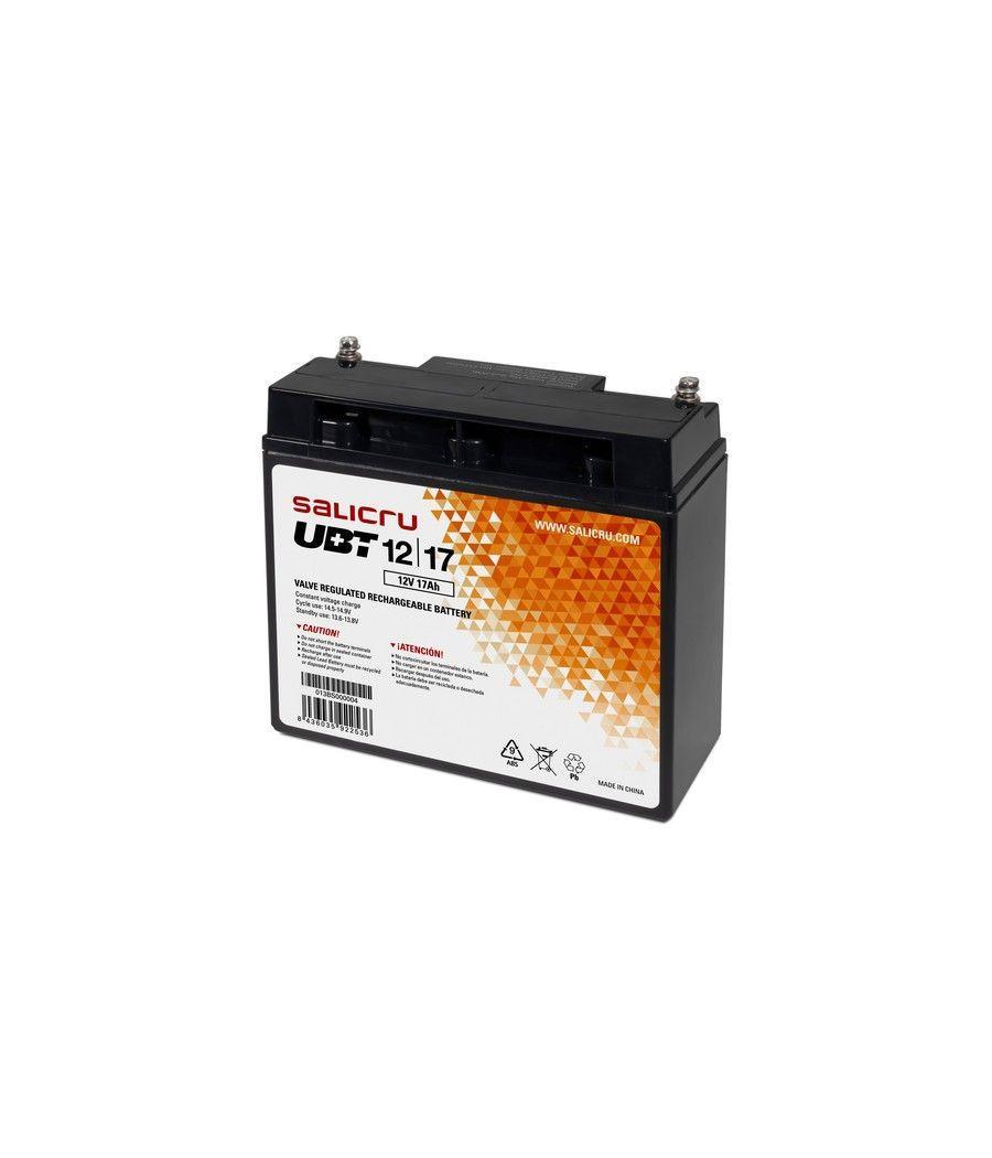 Bateria agm salicru compatible para sais 17ah 12v - Imagen 1