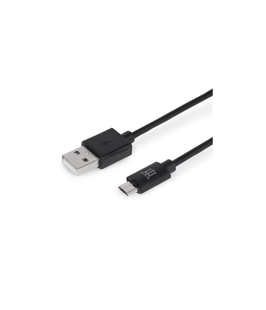 CABLE MAILLON BASIC MICRO USB 2.4 NEGRO 1M - Imagen 1