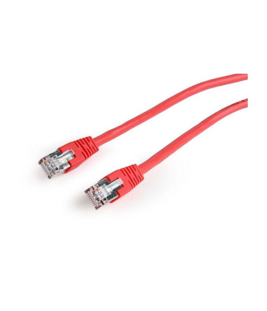 CABLE RED GEMBIRD FTP CAT6 0,5M ROJO - Imagen 1