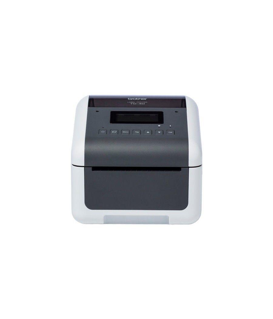 IMPRESORA ETIQUETAS BROTHER TD4550DNWB 108MM 152,4MM/SEG 300PPP USB BT WIFI - Imagen 1