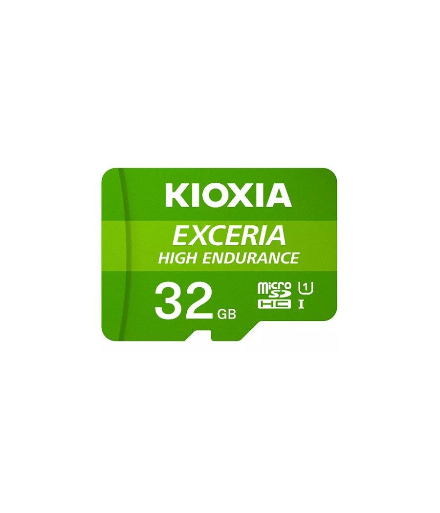 MICRO SD KIOXIA 32GB EXCERIA HIGH ENDURANCE UHS-I C10 R98 CON ADAPTADOR - Imagen 1