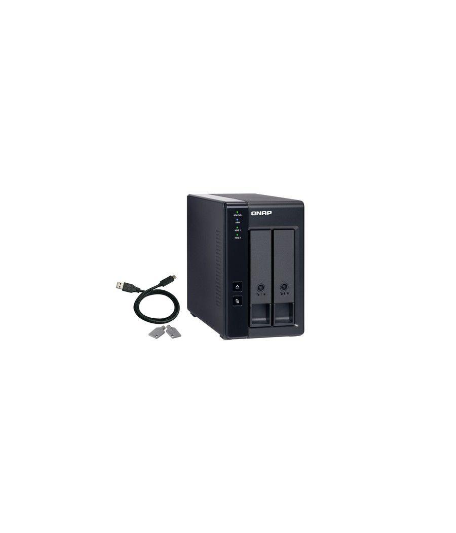 QNAP TR-002 unidad de disco multiple Negro - Imagen 4