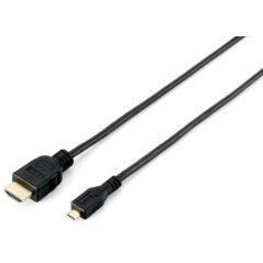 Cable hdmi equip 1.4 high speed a micro hdmi 2m - Imagen 1