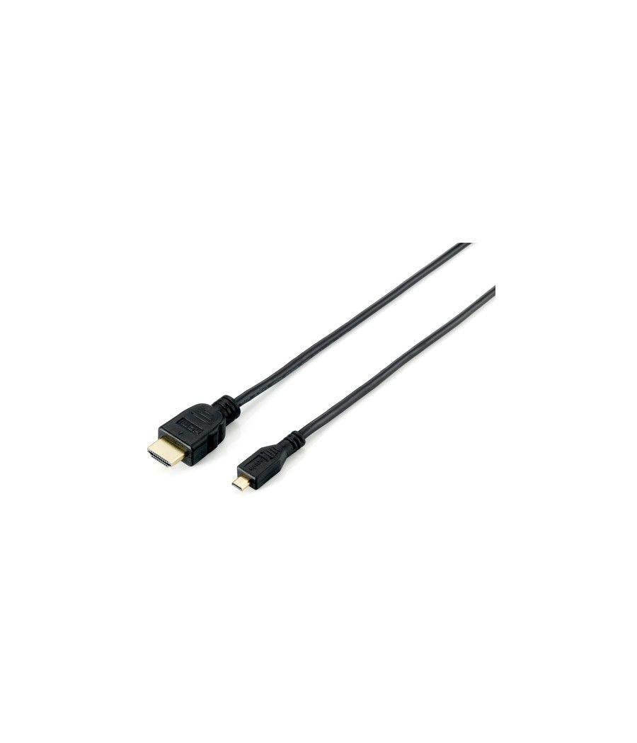 Cable hdmi equip 1.4 high speed a micro hdmi 2m - Imagen 1