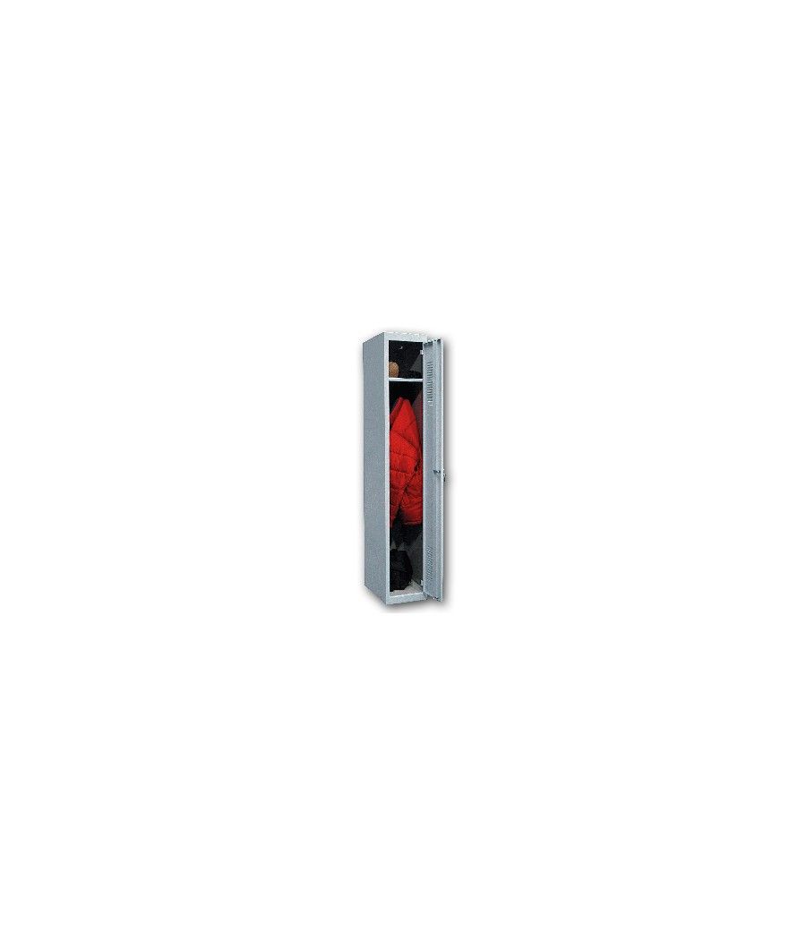 Taquilla metálica ar storage 50x180x30 cm 1 puerta con llave color gris inicial - Imagen 1