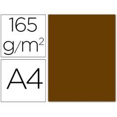 Papel color liderpapel a4 165g / m2 marron pergamino paquete de 9 - Imagen 1