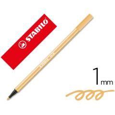 Rotulador stabilo acuarelable pen 68 ocre oscuro 1 mm PACK 10 UNIDADES - Imagen 1