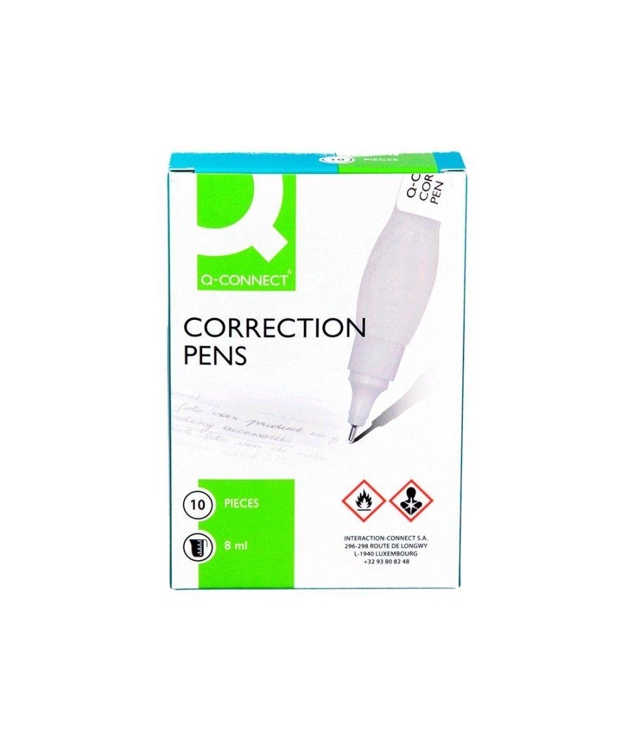 Corrector q-connect lápiz 8 ml con punta metálica PACK 10 UNIDADES - Imagen 7