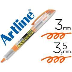 Rotulador artline fluorescente ek-640 naranja -punta biselada PACK 12 UNIDADES - Imagen 1