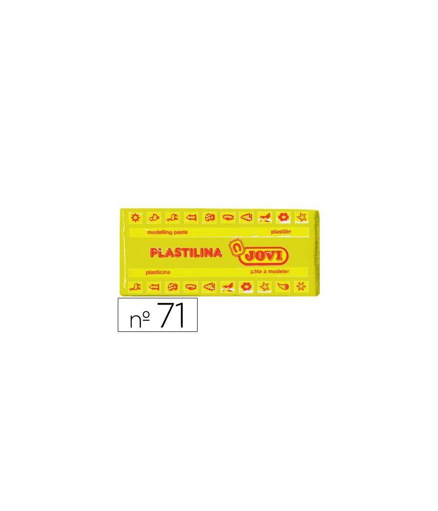 Plastilina jovi 71 amarillo oscuro -unidad -tamaño mediano - Imagen 1