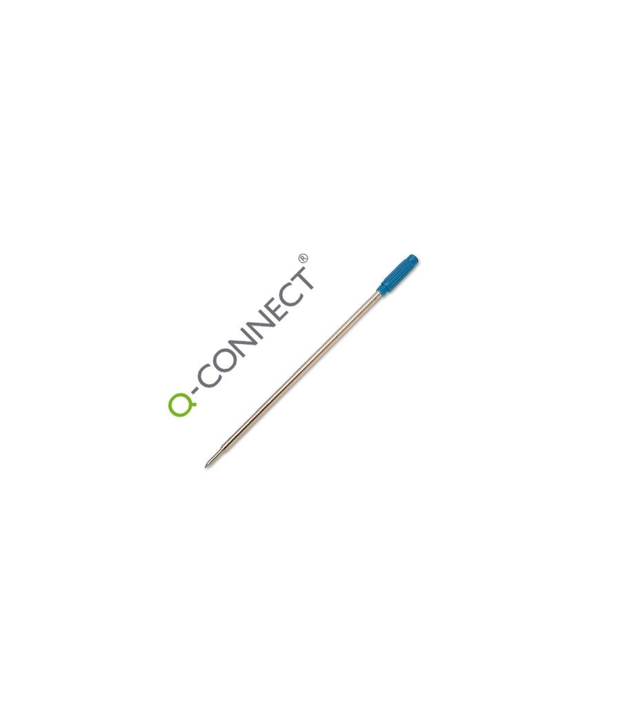 Recambio bolígrafo q-connect tipo cross azul PACK 12 UNIDADES - Imagen 1
