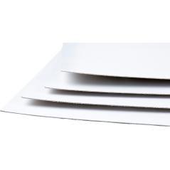 Cartóncillo gris liderpapel con una cara blanca 350 gr 64x88 cm paquete de 1 kg (5 hojas) - Imagen 3