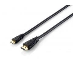 CABLE HDMI EQUIP HDMI 1.4 HIGH SPEED A MINI HDMI 1 METRO 119306 - Imagen 1