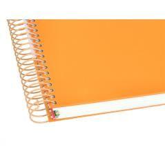 Cuaderno espiral liderpapel a4 micro antartik tapa forrada120h 100 gr horizontal 5 banda4 taladros color mostaza - Imagen 8