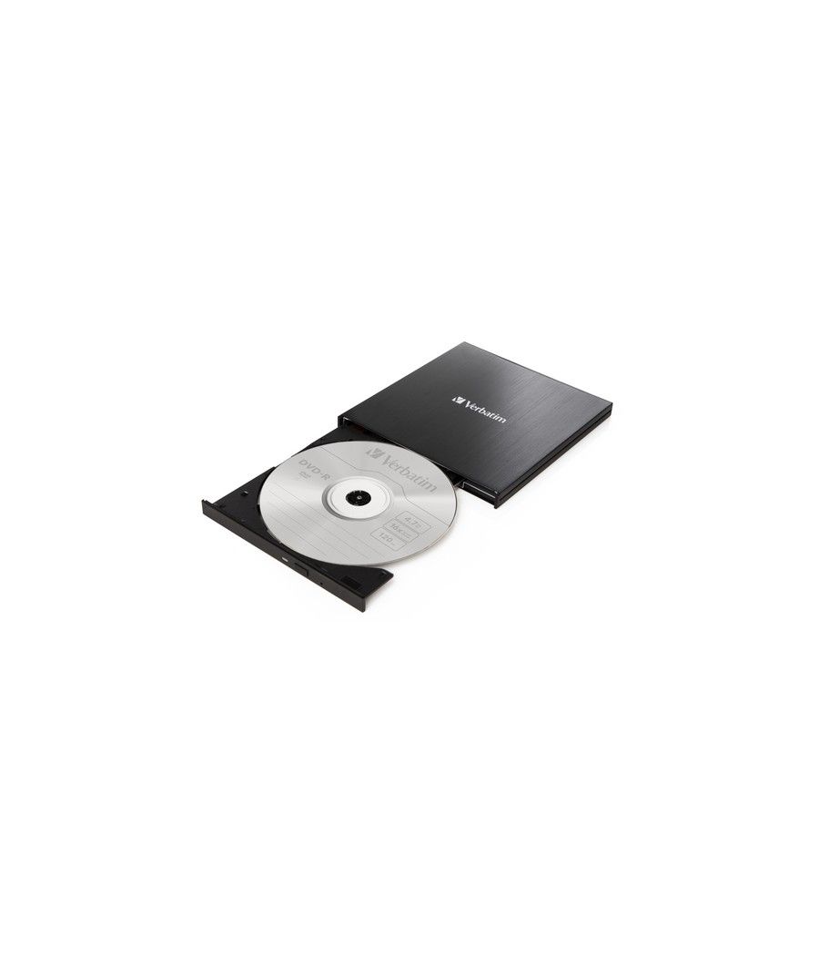 Grabadora externa cd/dvd verbartim 43886 con conexión usb-c - Imagen 2