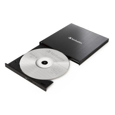 Grabadora externa cd/dvd verbartim 43886 con conexión usb-c