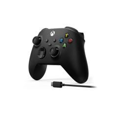 Microsoft Xbox Wireless Controller + USB-C Cable Negro Gamepad Analógico/Digital PC, Xbox One, Xbox One S, Xbox One X, Xbox Seri