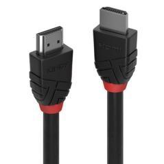 0.5m h.speed hdmi cable,black line - Imagen 1