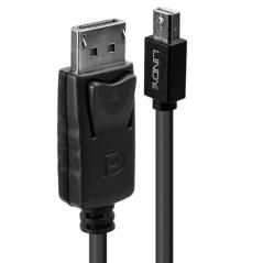 Mini dp to dp cable, black 5m - Imagen 1