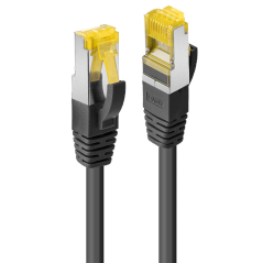 0.3m rj45 s/ftp lszh cable, black - Imagen 1