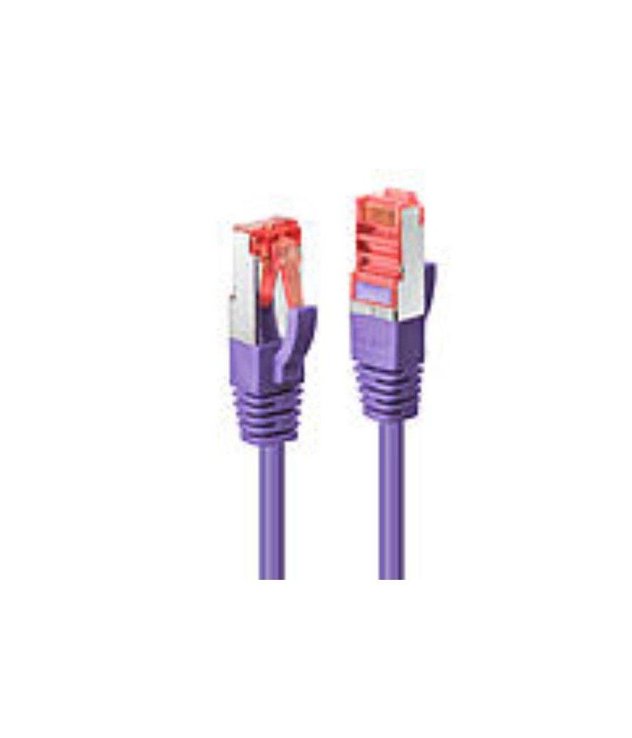 2m cat.6 s/ftp cable, purple - Imagen 1