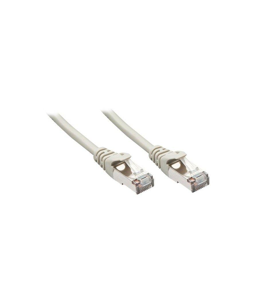 0.5m cat.5e f/utp cable, grey - Imagen 1