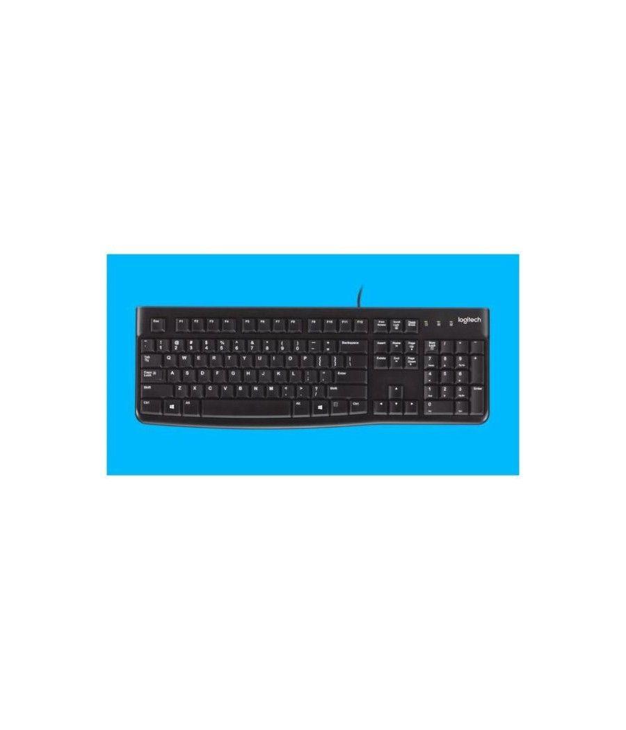 Teclado k120 usb negro frances - Imagen 1