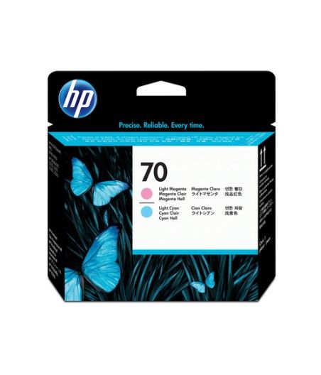HP Cabezal de impresión DesignJet 70 magenta claro/cian claro - Imagen 1