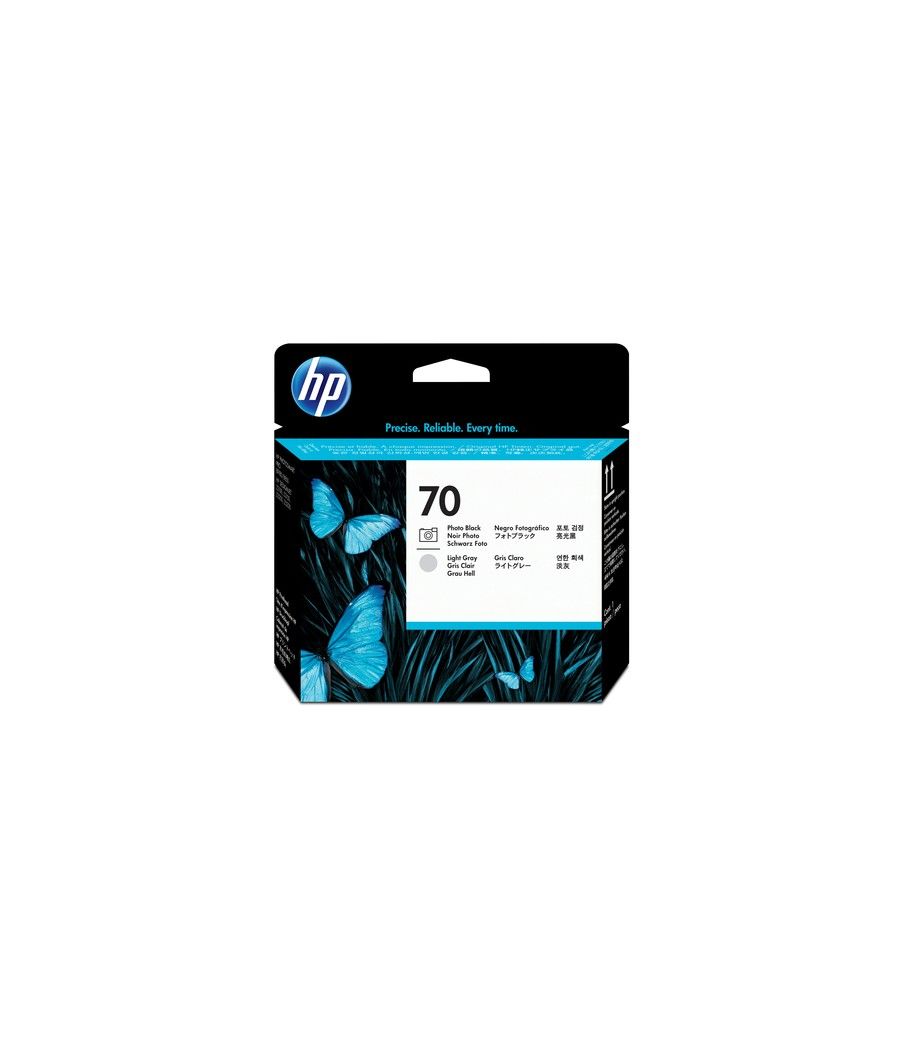 HP Cabezal de impresión DesignJet 70 negro fotográfico/gris claro - Imagen 1